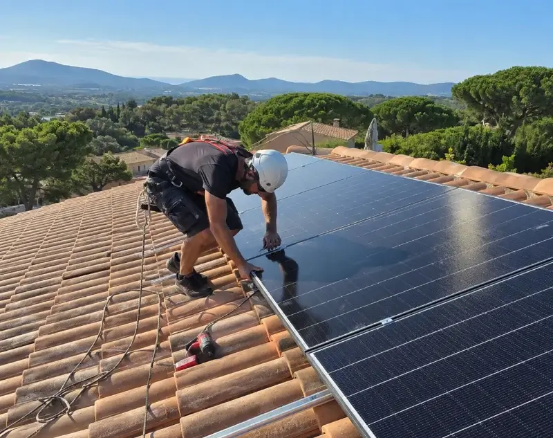Installateur panneaux solaires Bussière-Badil — pose photovoltaïque sur toiture